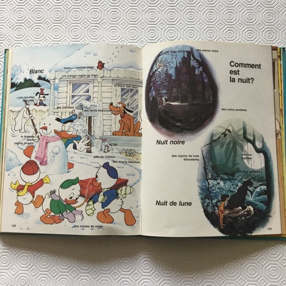 [4/35$] Disney Book Au Royaume des Adjectifs 1976 - Picture 7 of 9